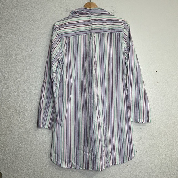 Victoria’s Secret Women’s Size Medium 2 Button Down Sleep Shirt Bundle Cotton - Picture 4 of 13